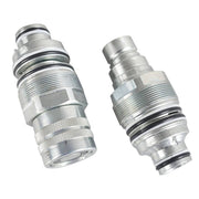 DURAFORCE Male & Female Flat Face Coupler Kit #6679837 6680018 For Bobcat T250,T300,T320