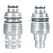 DURAFORCE Male & Female Flat Face Coupler Kit #6679837 6680018 For Bobcat T250,T300,T320