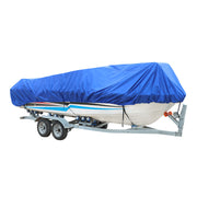 DURAFORCE Heavy Duty Waterproof Boat Cover For Trailerable Pontoon / V-Hull Fishing 95"