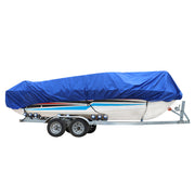 DURAFORCE Heavy Duty Waterproof Boat Cover For Trailerable Pontoon / V-Hull Fishing 95"