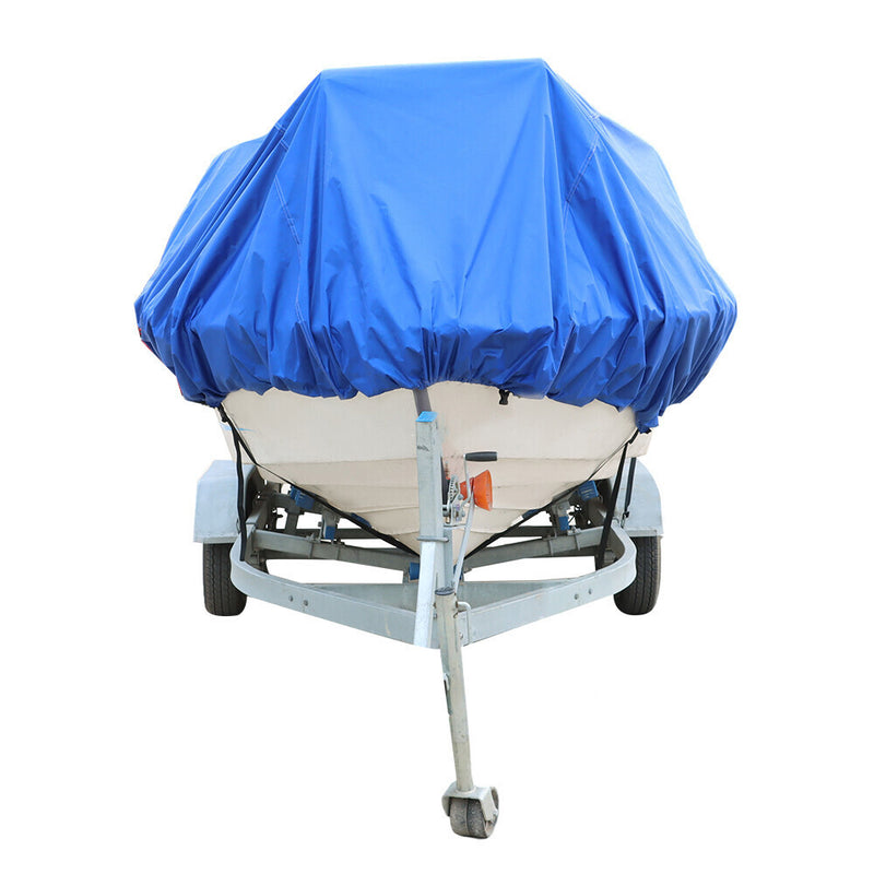 DURAFORCE Heavy Duty Waterproof Boat Cover For Trailerable Pontoon / V-Hull Fishing 95"