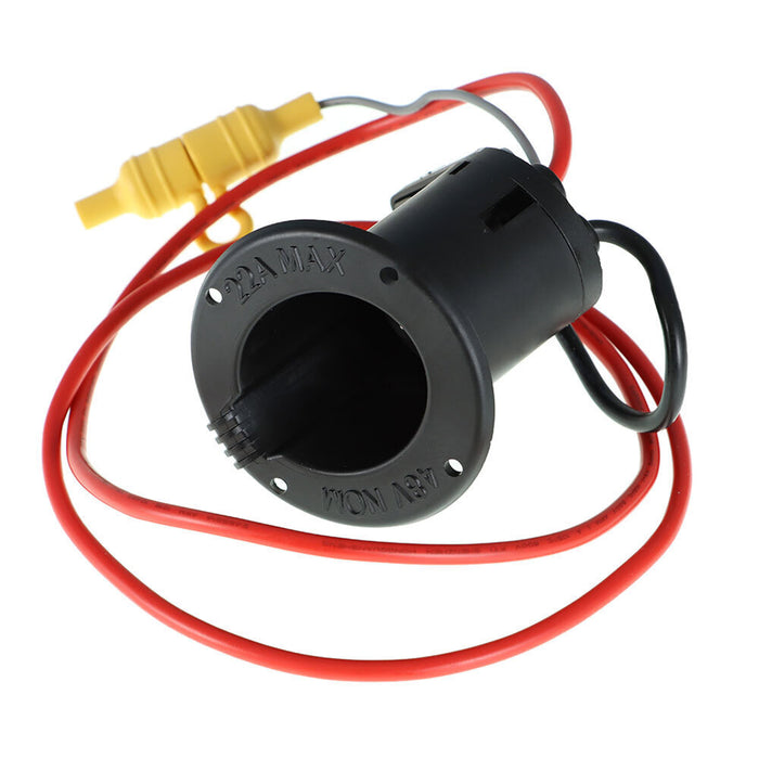 DURAFORCE 48V Golf Cart DC Charger Receptacle & Fuse Assembly for Club Car 1995+ 101802101