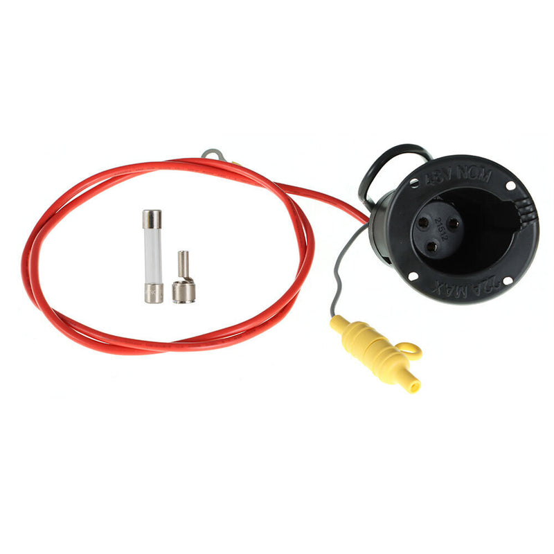 DURAFORCE 48V Golf Cart DC Charger Receptacle & Fuse Assembly for Club Car 1995+ 101802101