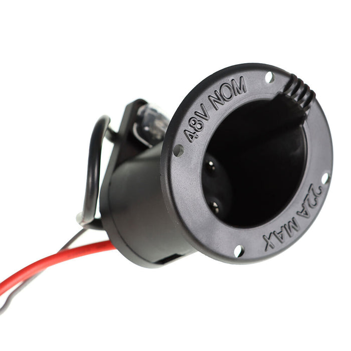 DURAFORCE 48V Golf Cart DC Charger Receptacle & Fuse Assembly for Club Car 1995+ 101802101