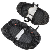 DURAFORCE 2008-Up Golf Carts Black Color Front Seat Cover Kit Set For EZGO RXV - No Staple