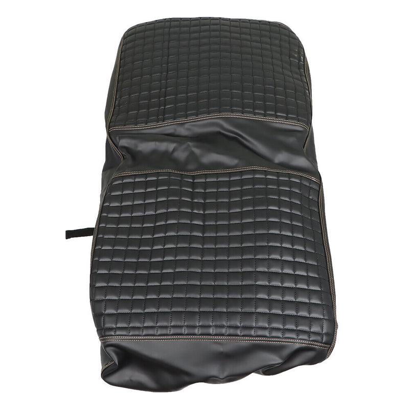 DURAFORCE 2008-Up Golf Carts Black Color Front Seat Cover Kit Set For EZGO RXV - No Staple