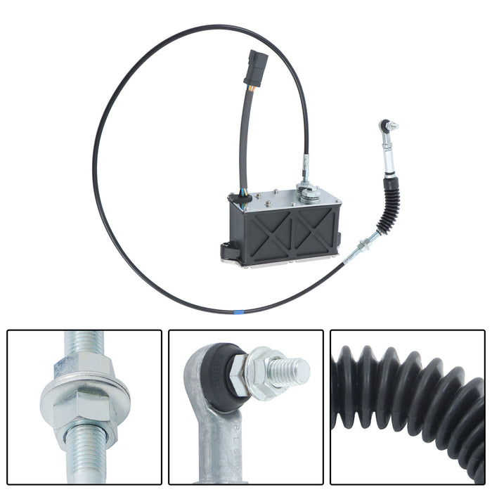 DURAFORCE 247-5235 Throttle Motor For Caterpillar CAT Single Throttle Cable 6 Pins Plug