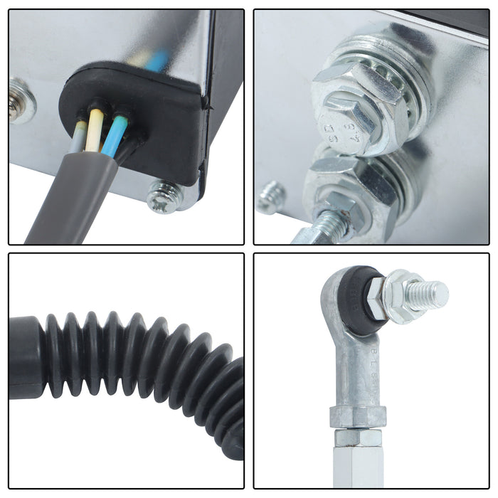 DURAFORCE 247-5235 Throttle Motor For Caterpillar CAT Single Throttle Cable 6 Pins Plug