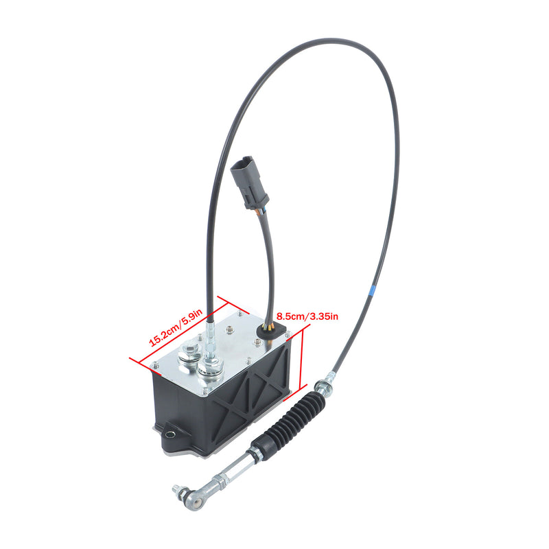 DURAFORCE 247-5235 Throttle Motor For Caterpillar CAT Single Throttle Cable 6 Pins Plug
