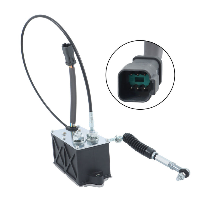 DURAFORCE 247-5235 Throttle Motor For Caterpillar CAT Single Throttle Cable 6 Pins Plug