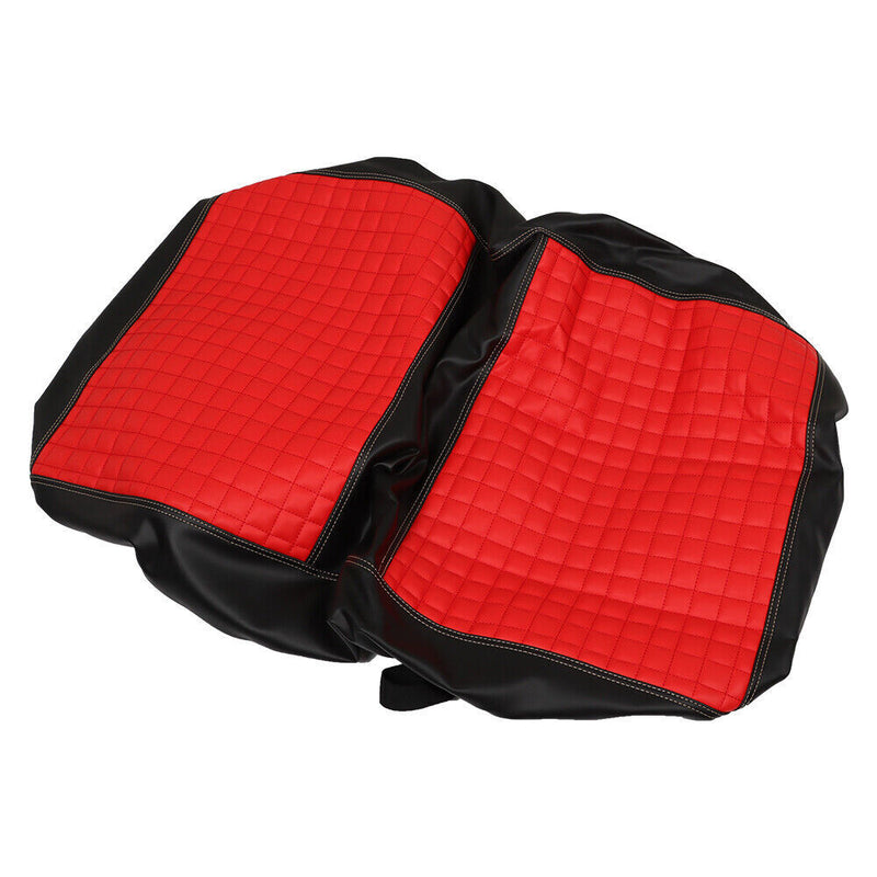 DURAFORCE Red Color Front and Rear Seat Covers For E-Z-Go RXV 2008-Up Modles Golf Cart