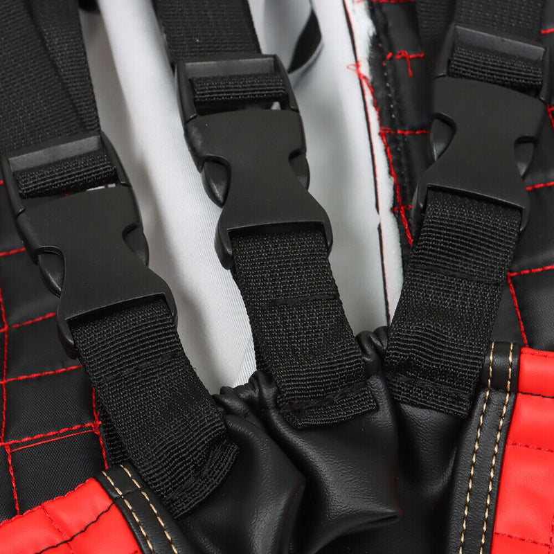 DURAFORCE Red Color Front and Rear Seat Covers For E-Z-Go RXV 2008-Up Modles Golf Cart