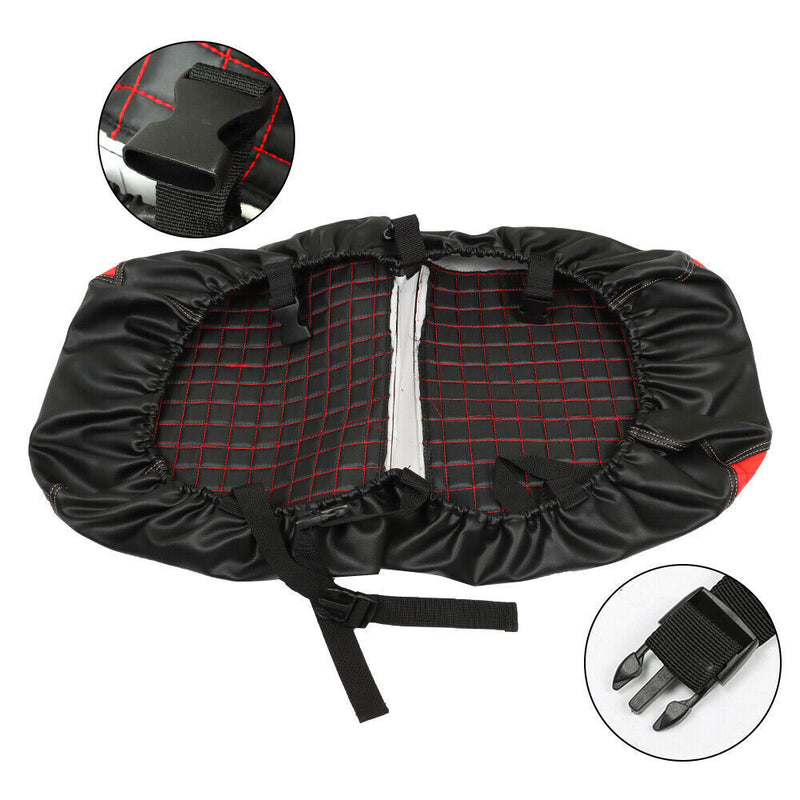 DURAFORCE Red Color Front and Rear Seat Covers For E-Z-Go RXV 2008-Up Modles Golf Cart