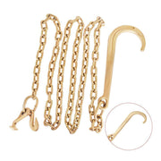 DURAFORCE 5/16" x 10' Grade 70 Long Shank J hook Tow Chain Wrecker Chain Hook