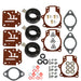 DURAFORCE 3 Pcs Carb Rebuild Repair Kit w Float For Johnson Evinrude 20 25 28 30 40 45HP