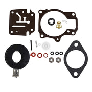DURAFORCE 3 Pcs Carb Rebuild Repair Kit w Float For Johnson Evinrude 20 25 28 30 40 45HP