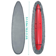 DURAFORCE Universal Kayak Cover Canoe Cover Waterproof fit for 3.1~3.5m/10.2ft~11.4ft