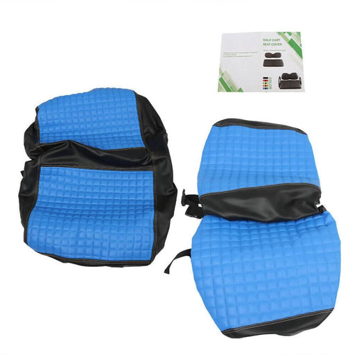 DURAFORCE Golf Cart Front Seat Cover Fits For Club Car DS Models-No Need Staple Blue Color