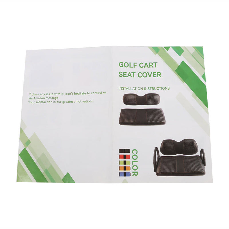 DURAFORCE Golf Cart Front Seat Cover Fits For Club Car DS Models-No Need Staple Blue Color