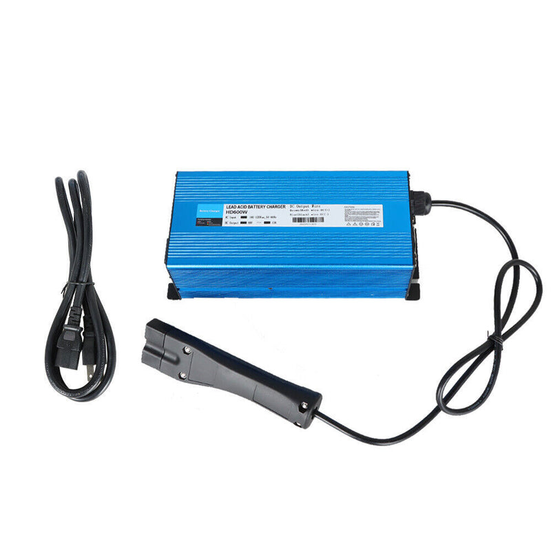 DURAFORCE Golf Carts With Trickle Charge 48V 10A Battery Charger For E-Z-Go RXV - Blue