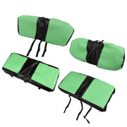 DURAFORCE Front & Rear Seat Covers For Club Car DS 2000.5-Up Golf Carts Green