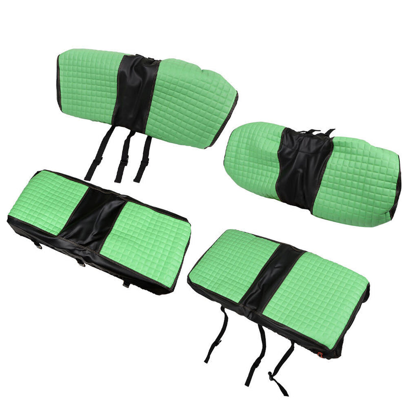 DURAFORCE Front & Rear Seat Covers For Club Car DS 2000.5-Up Golf Carts Green