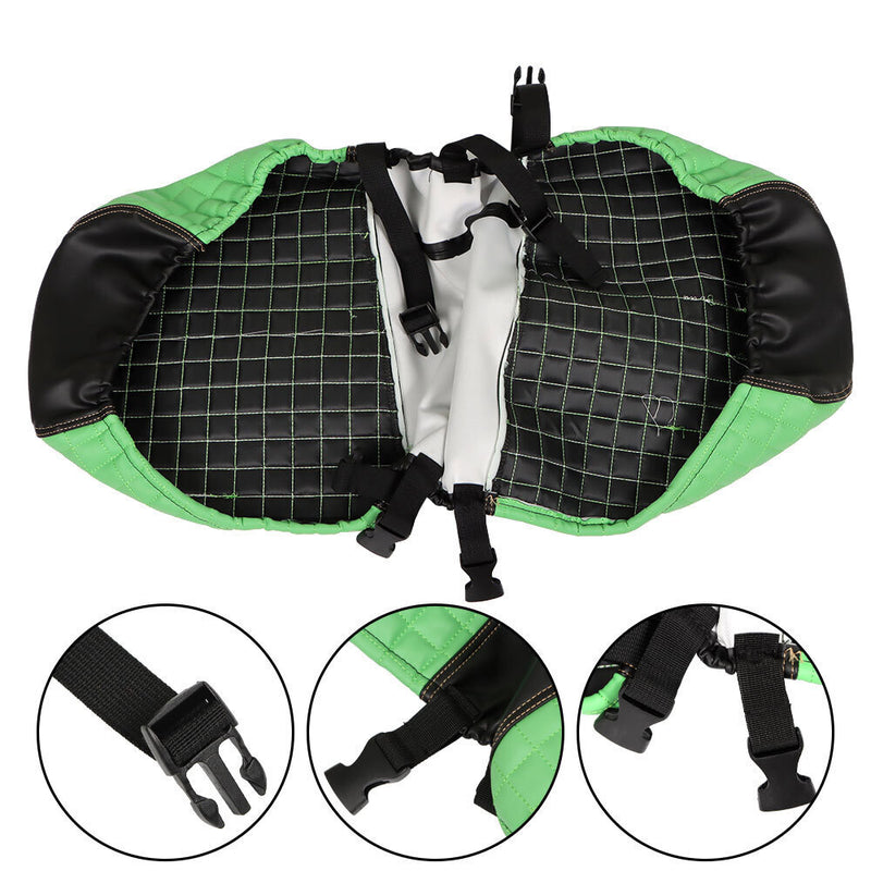 DURAFORCE Front & Rear Seat Covers For Club Car DS 2000.5-Up Golf Carts Green