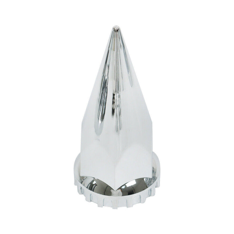 DURAFORCE Chrome Semi Truck Hub Cover Wheel Set Rear 33mm Nut Covers Spiked Removable Caps