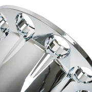 DURAFORCE Chrome Semi Truck Hub Cover Wheel Set Rear 33mm Nut Covers Spiked Removable Caps