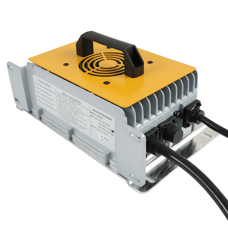 DURAFORCE 43.8Volt IP67 Lithium LiFePO4 Golf Battery Charger 30Amps (@110 VAC / 220 VAC)