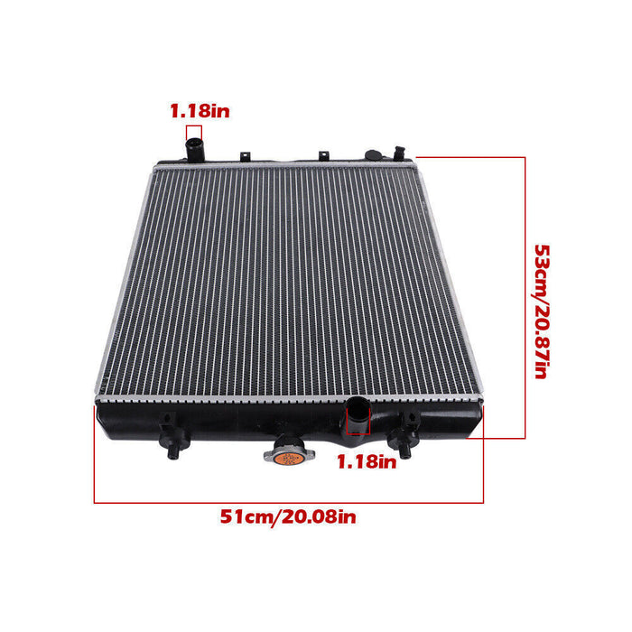 DURAFORCE Tractor Radiator M100 M110 M8540 M8560 M9540 M9960 3C081-17100 For Kubota