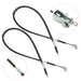 DURAFORCE 2Pcs For Club Car DS 2000+ Models Brake Cable Kit Driver&Pass Side -Pins&Clips