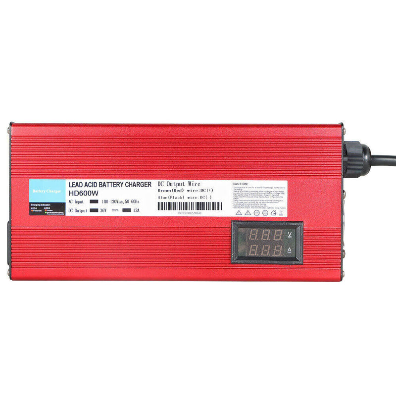 DURAFORCE 36 Volt 12 Amp Anderson SB-50 Style Plug Battery Charger For EZGO Golf Cart
