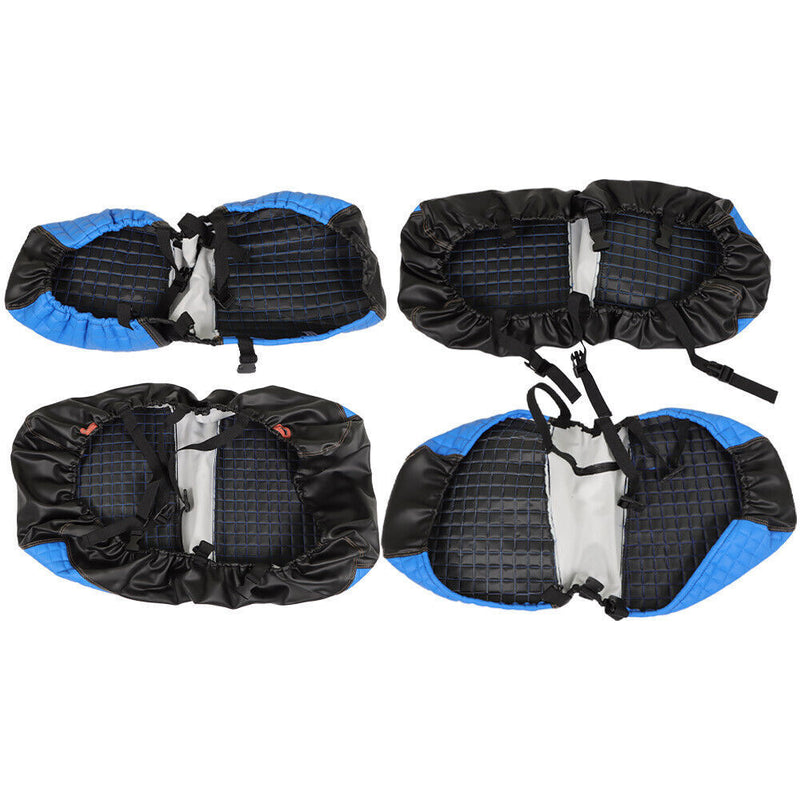 DURAFORCE Blue Color For E-Z-GO Medalist TXT Front & Rear Seat Covers(Set Of 4) 1994-2013
