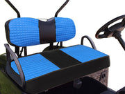 DURAFORCE Blue Color For E-Z-GO Medalist TXT Front & Rear Seat Covers(Set Of 4) 1994-2013