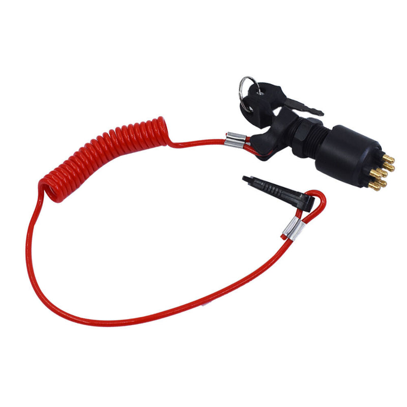 DURAFORCE Ignition Switch&Lanyard 5005801 For OMC BRP Johnson Outboard Motor 175974