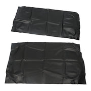 DURAFORCE Golf Carts Front Seat Covers - Black Color Fits For Club Car Precedent
