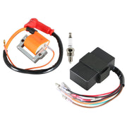 DURAFORCE Cart Ignition Coil CDI Box Spark Plug For 79-86 Yamaha G1 Gas 2 Cycle Golf Car