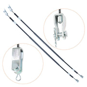DURAFORCE 2× Golf Cart Rear Brake Cable 42" For Club Car DS 1981-1999 Driver Passenger