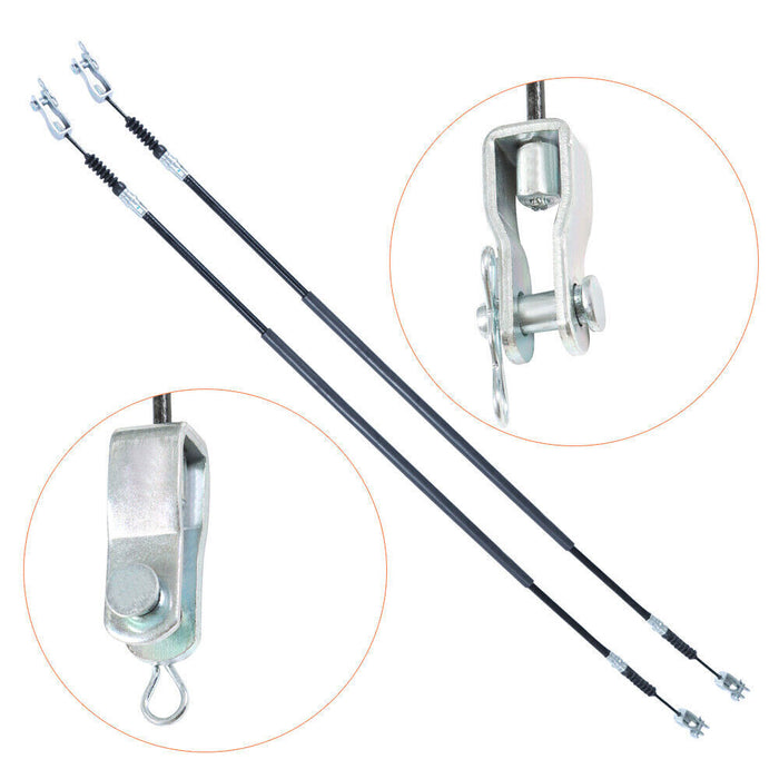 DURAFORCE 2× Golf Cart Rear Brake Cable 42" For Club Car DS 1981-1999 Driver Passenger
