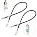 DURAFORCE 2× Golf Cart Rear Brake Cable 42" For Club Car DS 1981-1999 Driver Passenger