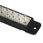 DURAFORCE 12 Point Busbar Bus Bar Power Distribution Block Black&Red Pair DC 180A 12V US