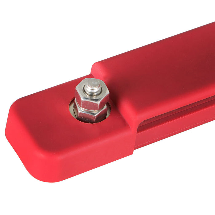 DURAFORCE 12 Point Busbar Bus Bar Power Distribution Block Black&Red Pair DC 180A 12V US