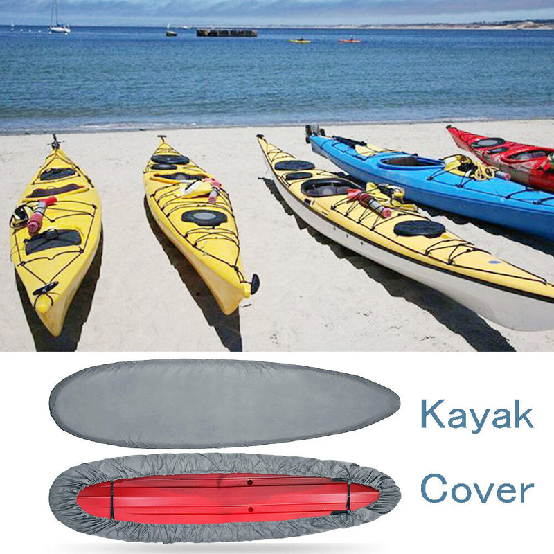 DURAFORCE Kayak Cover Canoe Cover Waterproof fit for 3.1~3.5m/10.2ft~11.4ft