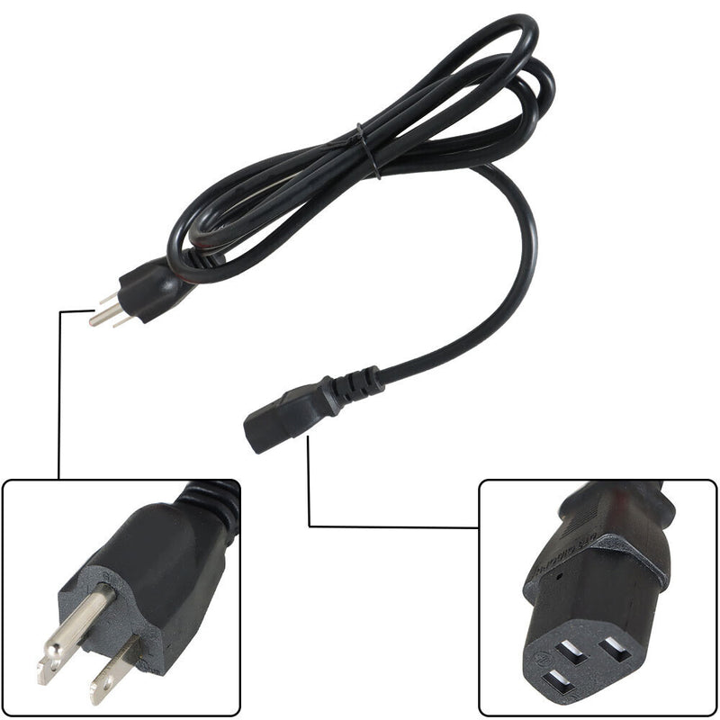 DURAFORCE For E-Z-GO RXV & TXT Golf Carts 3 Pin RXV Plug Battery Charger 48V 10A