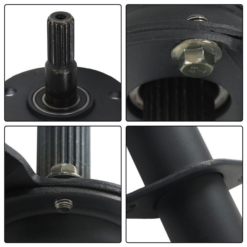 DURAFORCE 40" Rear Axle Kit 3 Stud Hub For 5'' Wheels For Go Kart ATV Golf Cart Mini Bike