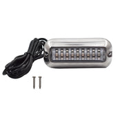 DURAFORCE 2 x BLUE 27LED Underwater BOAT for MARINE Transom LIGHT Stainless Steel Pontoon