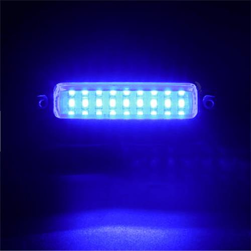 DURAFORCE 2 x BLUE 27LED Underwater BOAT for MARINE Transom LIGHT Stainless Steel Pontoon