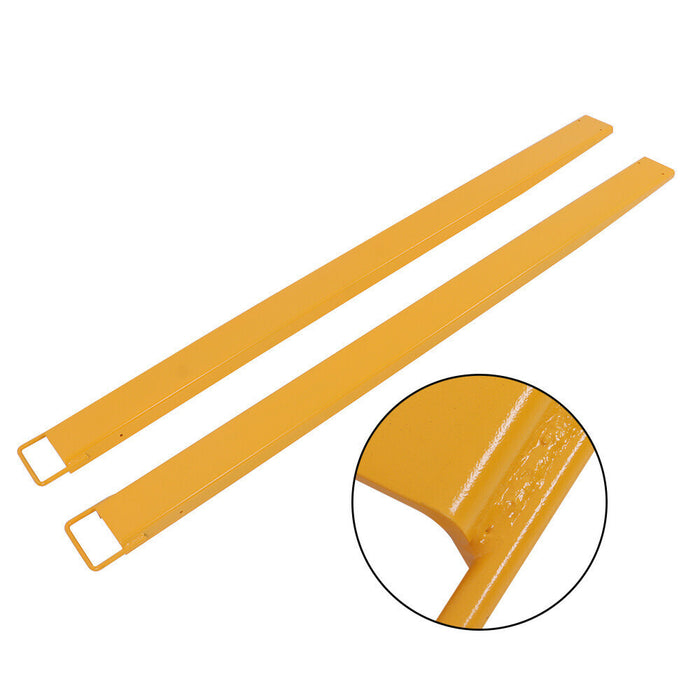 DURAFORCE 84 * 4.5 Inch Pallet Fork Extension Heavy Duty Steel Pallet Fork Extensions