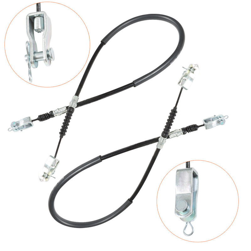 DURAFORCE For Club Car DS 1981-1999 Driver Passenger 2× Golf Cart Rear Brake Cable 42"